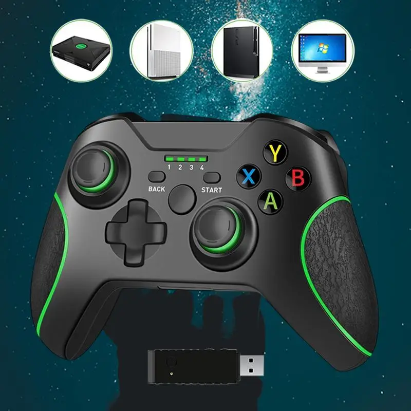 

Experience Seamless Gaming with 2.4GHz Wireless Controller for Xbox One S X Console Accessorie PC - The Ultimate Gaming Accesso