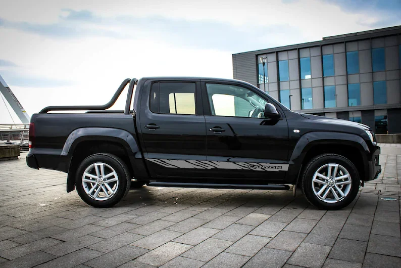 

Pair of Sport Side Stripes Decal Sticker Vinyl Compatible with Amarok