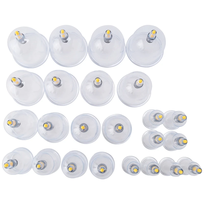 24 шт. китайские Биомагнитные вакуумные банки для домашней терапии