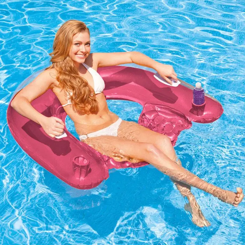 

Inflatable Floating Water Mattresses Summer Water Hammock Lounge Chairs Pool Water Floating Bed Air Mattresses Bed Kids Toys