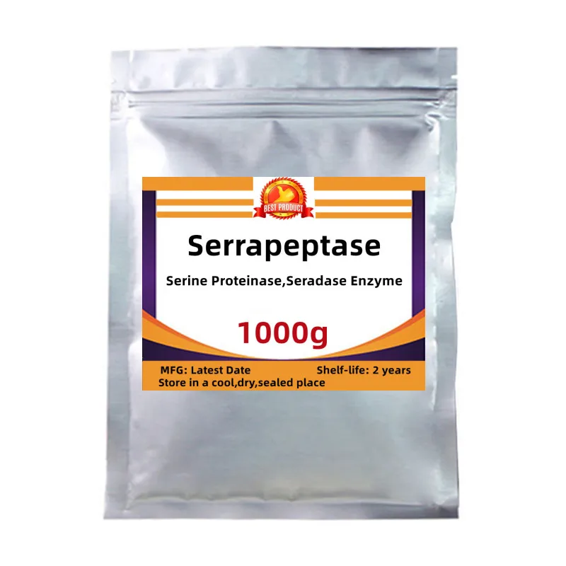 

50-1000g Serrapeptase,Free Shipping