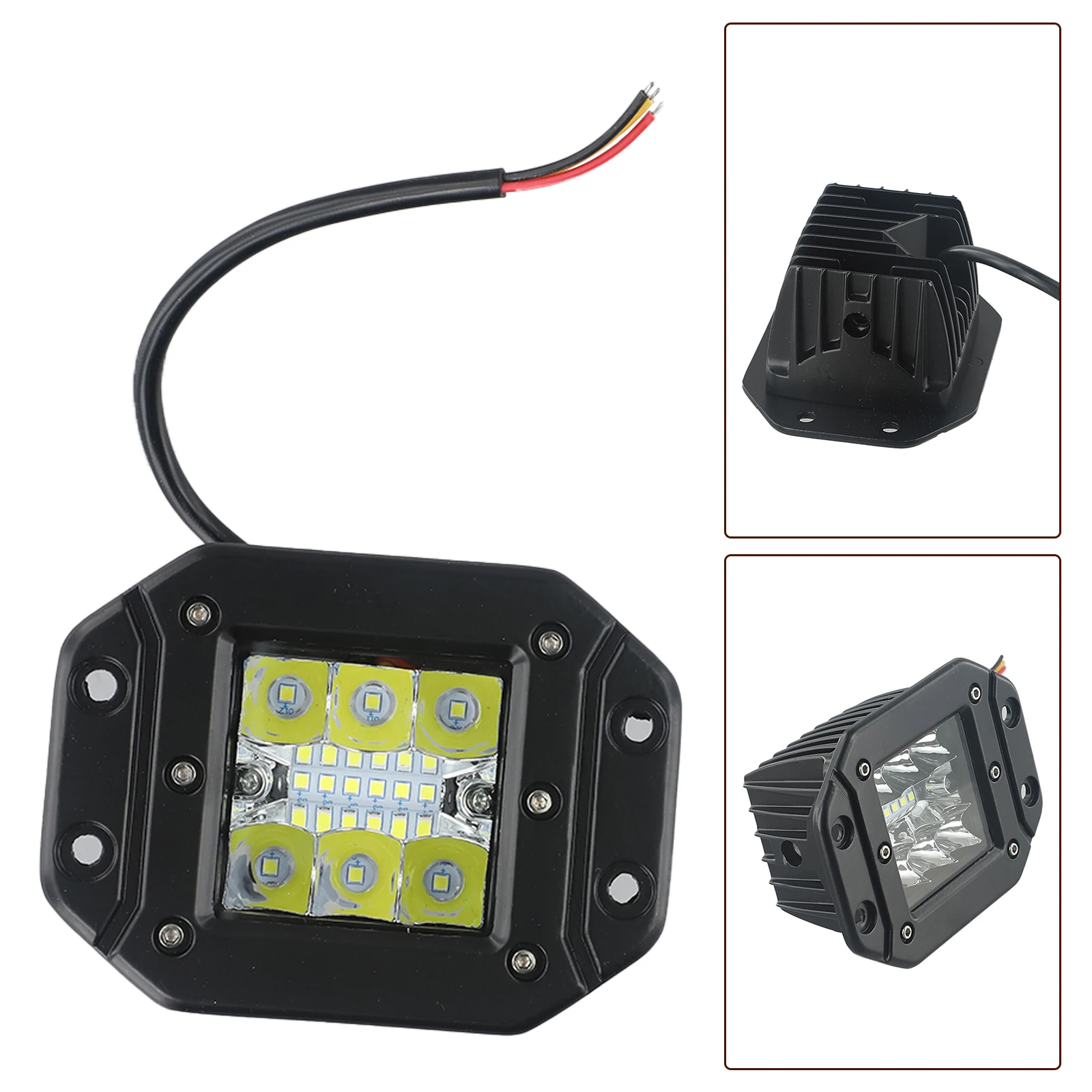 1 шт. 11 9X11 9X19 5 см дюймов светодиодный рабочий светильник заподлицо для бездорожья