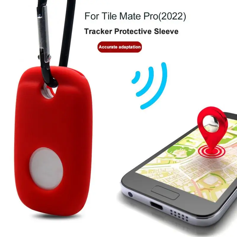 

Soft Silicone Protector Case For Tile Mate Pro (2022) Smart Tracker Protective Case Compatible For Tile Mate Pro Protector Cover