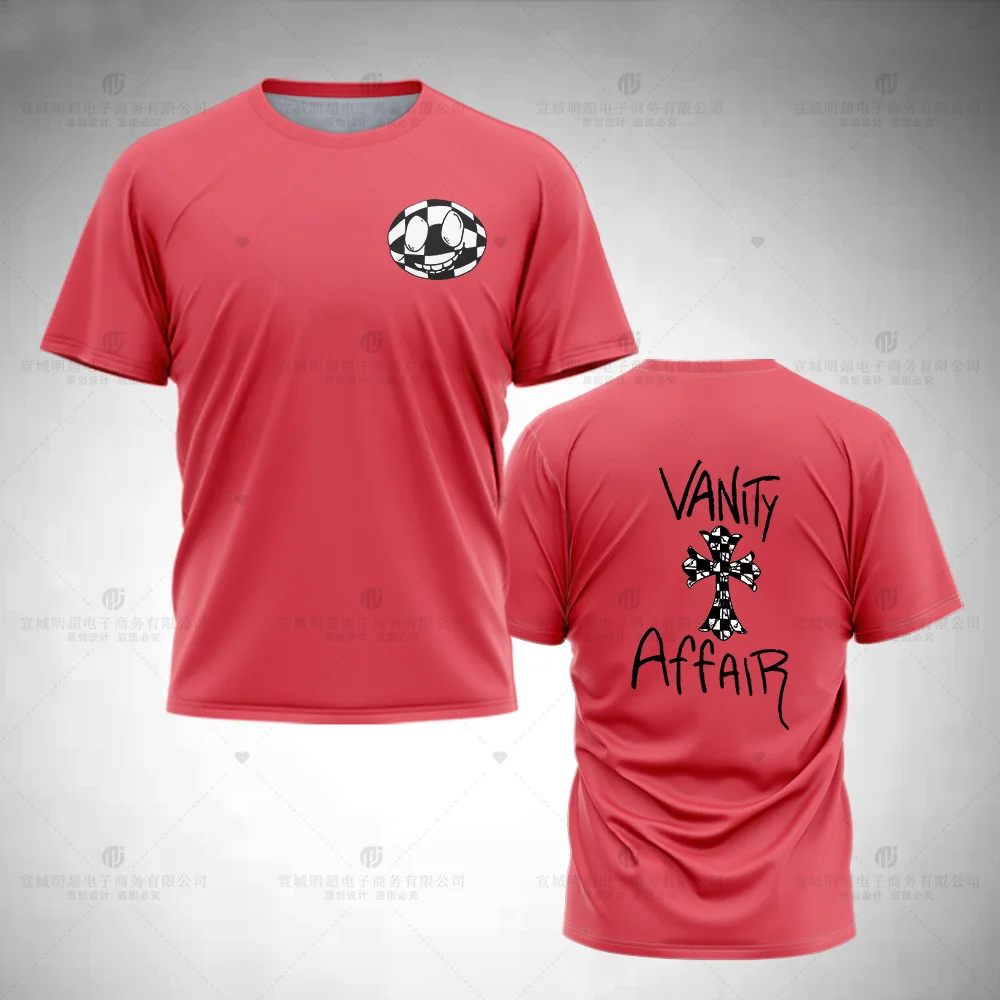 

New Fashion Men's and Women's T-Shirt Short Sleeve Top Round Neck Summer Cotton Loose Casual Football T-Shirt Oversized Shirt