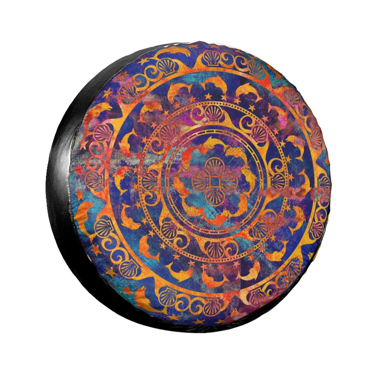 

Car Wheel Tyre Cover 13/14/15/16 Inch Pink-Turquoise Mandala Spare Tire Cover Case Soft Protector Pouch Car Accessories