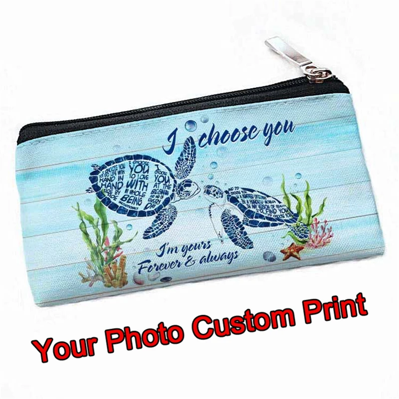 

Personalized Pencil Bag Custom Printed pen punch canvas Cosmetic Portable DIY Craft Gift for Office School Teen Girl Boy 028