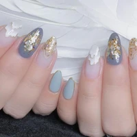 1 box manicure decor stylish natural seashell good gloss for nail design shell nail decoration shell nail decoration