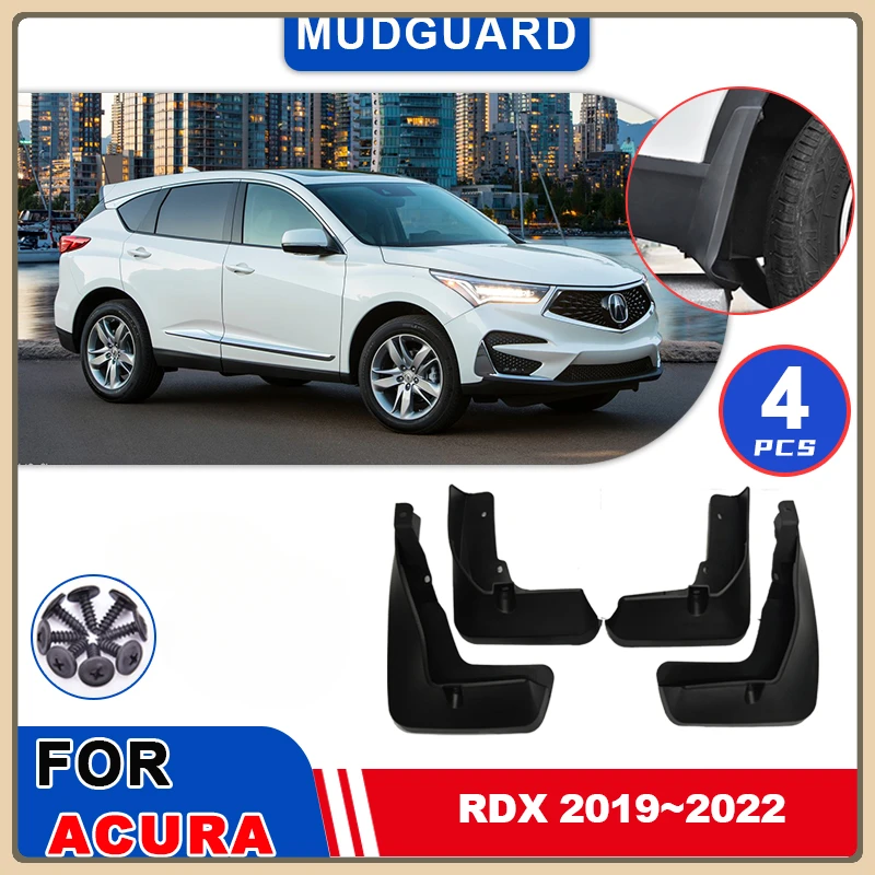 

Для Acura RDX 2019 ~ 2022 2020 2021 брызговики, брызговики на крыло, брызговик, автозапчасти, защита передних и задних колес, аксессуары