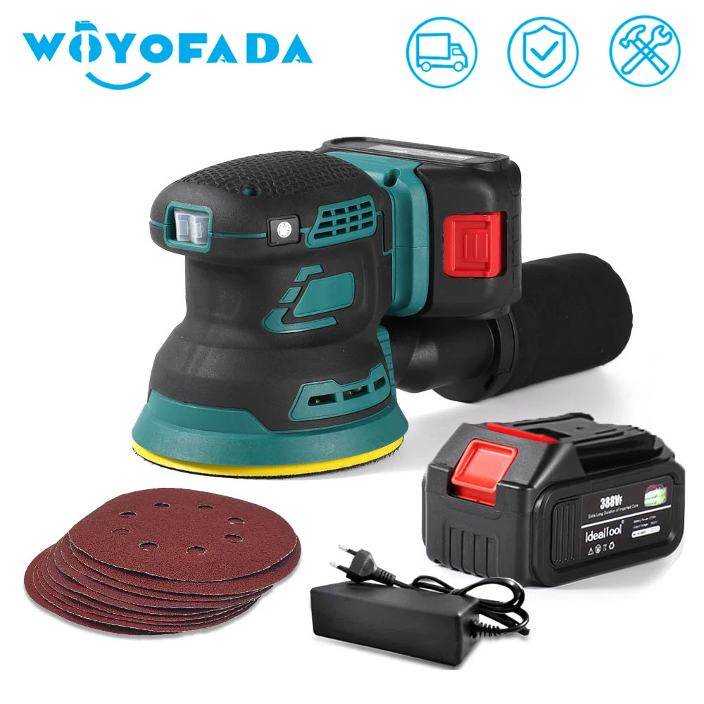 Electric Random Orbital Sander Polisher Tool Polishing Machi