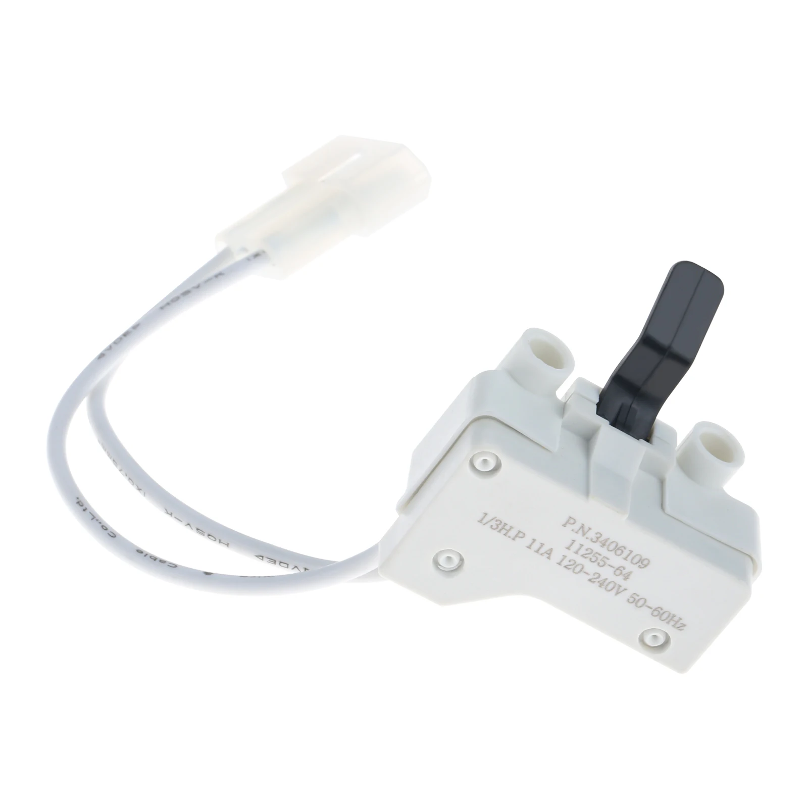 Дверной выключатель для сушки 3406109 подходит сушилки гидромассажа Kenmore Sears Maytag