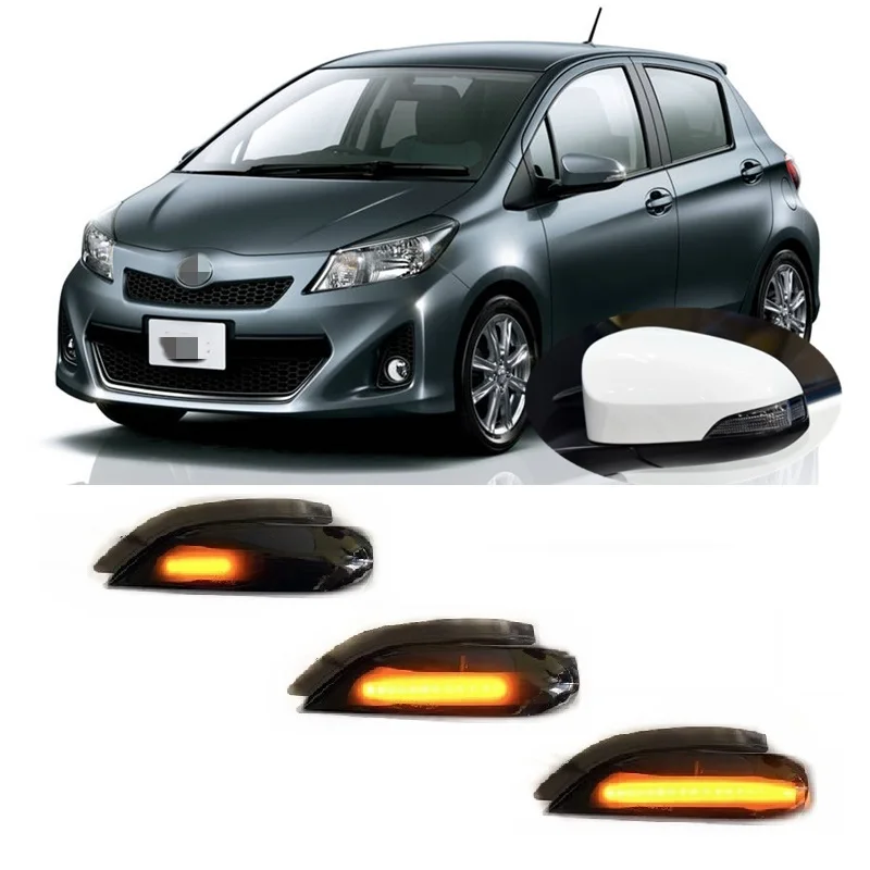 Для Toyota Vitz KSP130 NCP130 NHP130 NSP13 # 2010 2011 2012 2013 2014 2015-2020 Динамический светодиодный мигающий