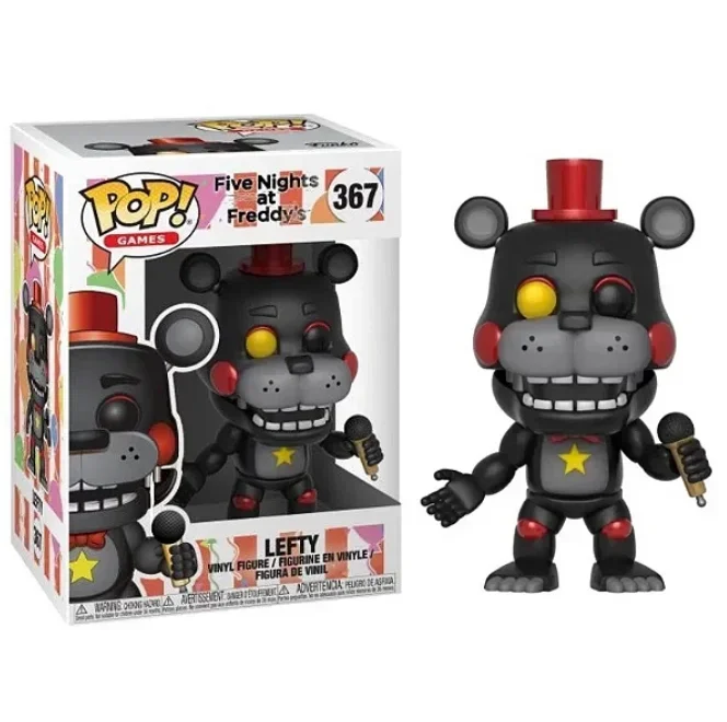 Фото Коллекционные фигурки FUNKO POP Five Nights At Freddy's 919 SUN MOON: Фредди 106, Чика 108, Чик 107. Виниловые игрушки-фигурки, подарки, коллекционные куклы. №5