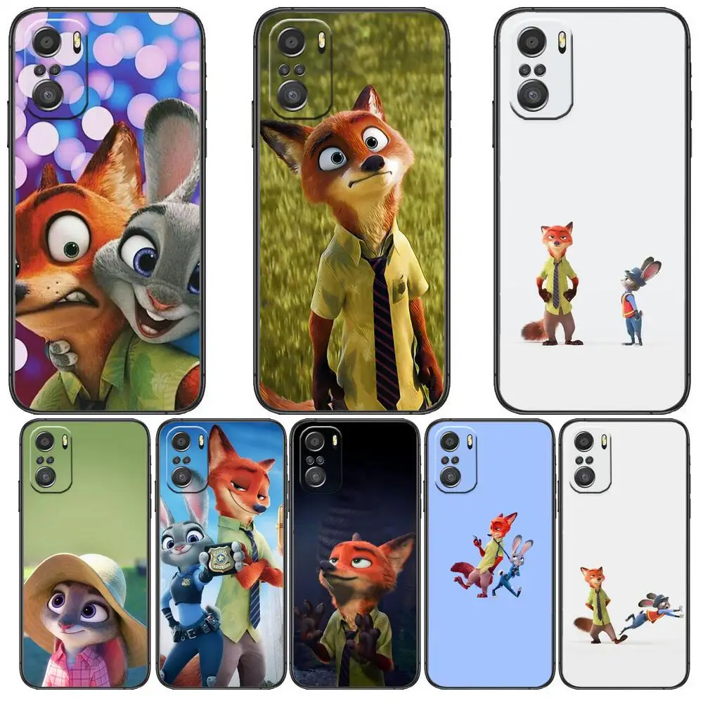 

crazy zoo For Xiaomi Redmi Note 10S 10 9T 9S 9 8T 8 7S 7 6 5A 5 Pro Max Soft Black Phone Case
