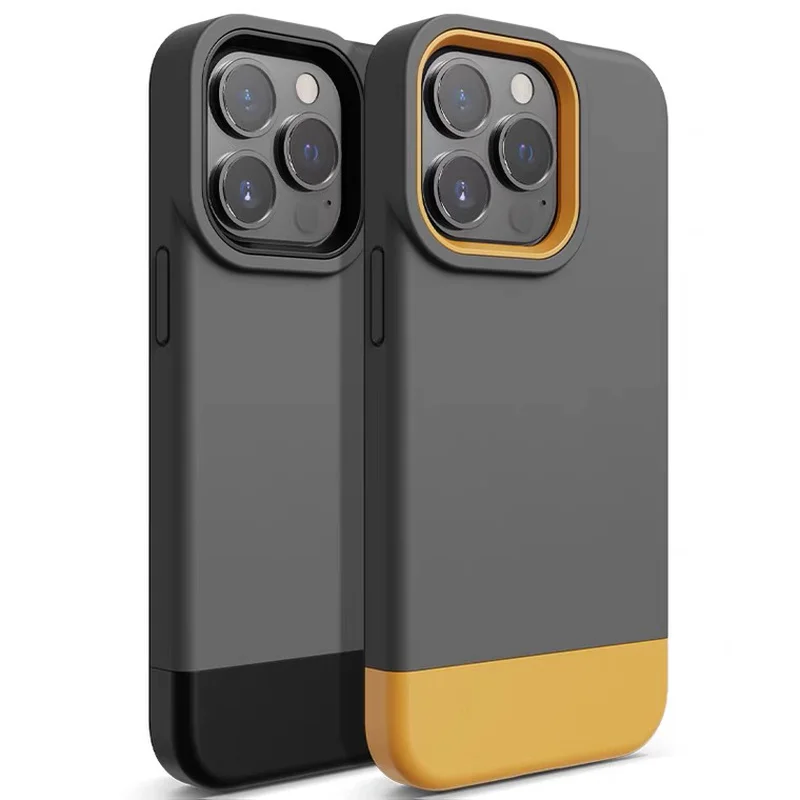 

Shockproof Silicone Bumper Phone Case For iPhone 13 12 11 Pro Max XR XS Max X 8 7 Plus Camera Protection 3 in 1 Armor Back Cover