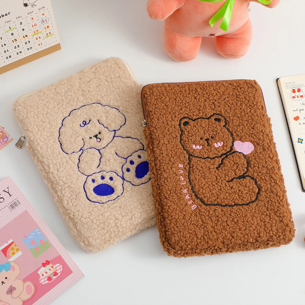 

Cute Sleeve Universal Case for Lenovo Tab P10 TB-X705L M10 HD 10.1 X505 Plus 10.3 TB-X605L X306x (2nd Gen) Plush Pouch Bag Cover