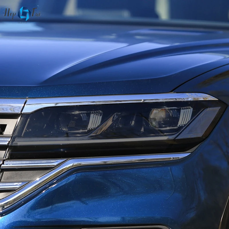 

Защитная пленка для фар автомобиля, для olkswagen VW touch areg 7P, CR 2011, тпу, прозрачная, черного цвета, 2 шт.