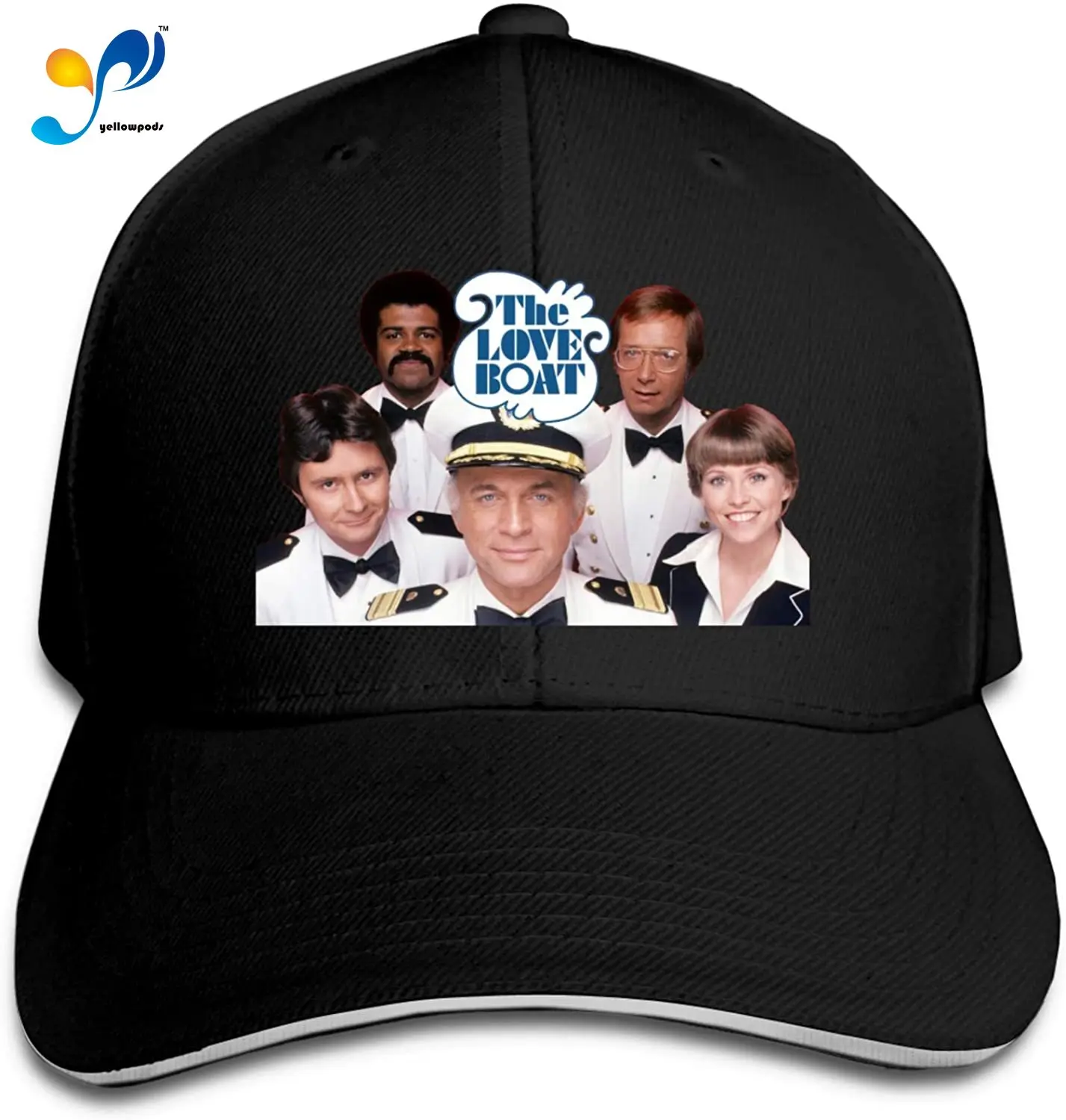 The Love Boat Cap Headdress Sandwich Hat Unisex Vogue Sunhat Adjustable Baseball Cap