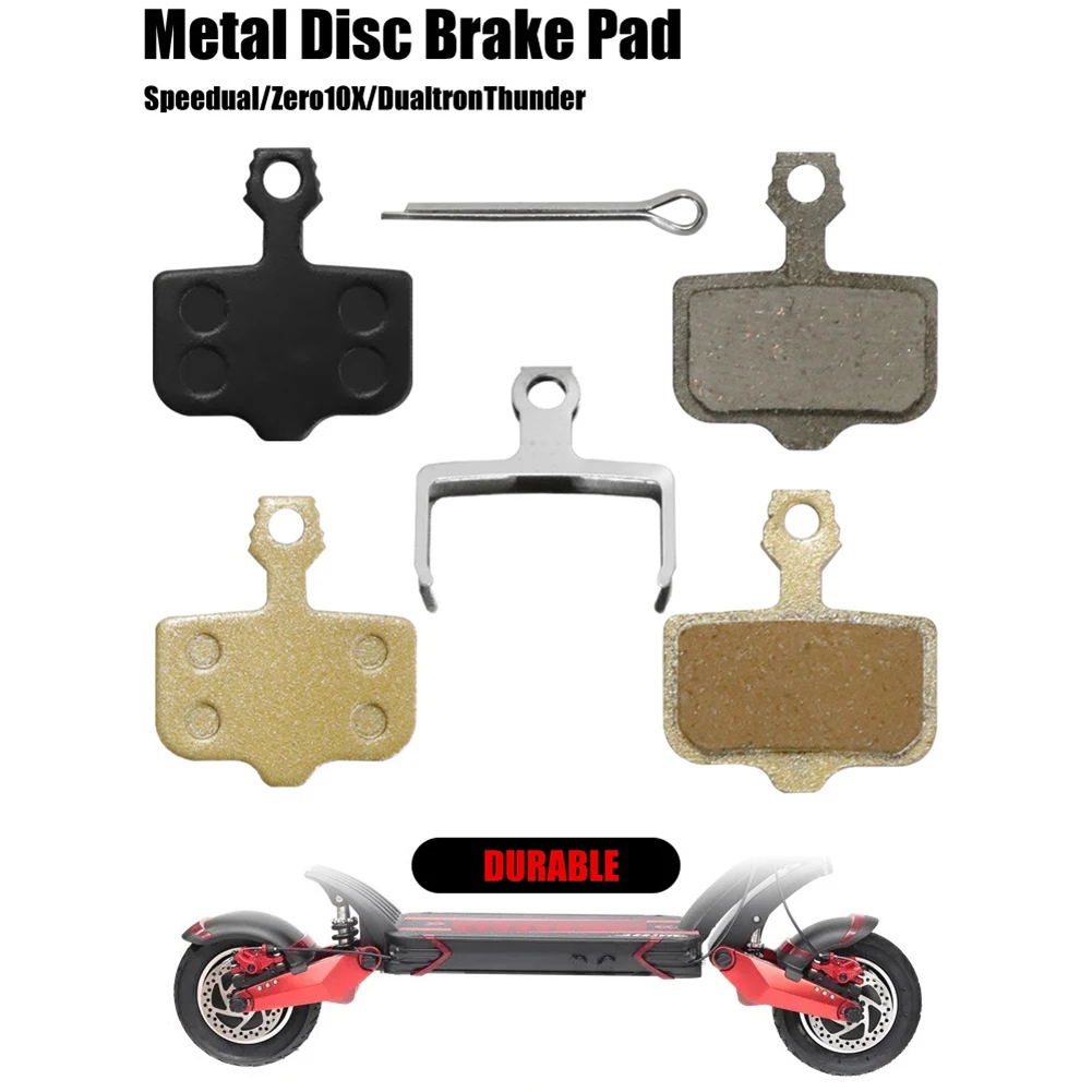 

Electric Scooter Metal Disc Brake Pads For Zero 8X 10X 11X VSETT 10 Kugoo G1 39x29mm Uniform Copper Particles Pad Cycling Parts