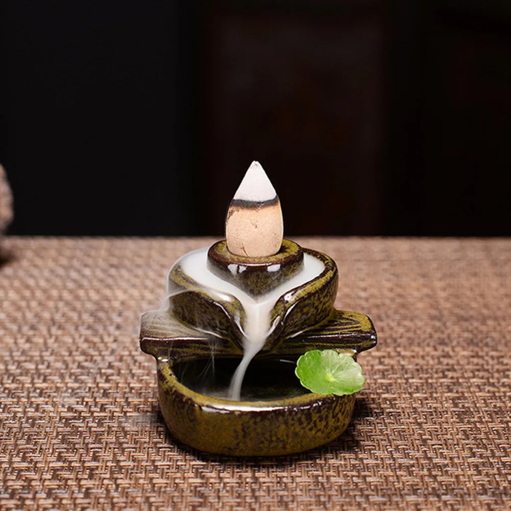 

Incense Burner Holder (without Incense) Waterfall Backflow Incense Burner Incense Fountain Incense For Home Decor Office