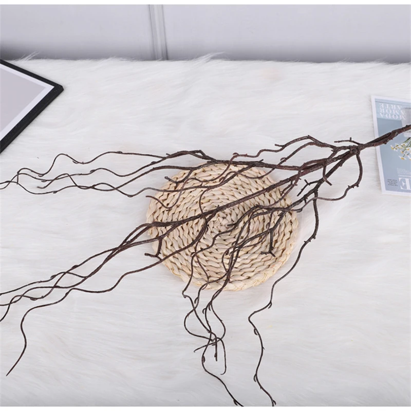 Искусственный Плющ И Цветок Из Ротанга Имитация 4 Вилки Аксессуары Для Домашнего