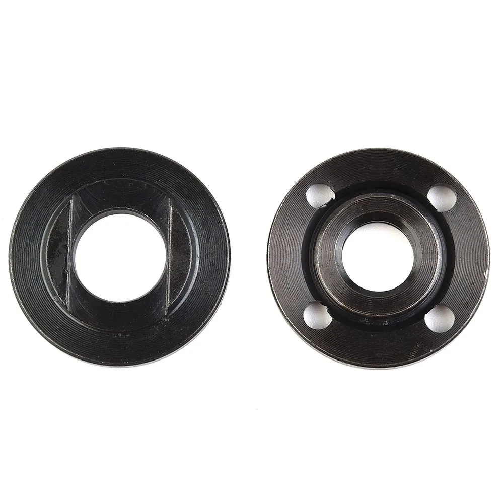 

Angle Grinder Flange Nut Set Tools M14 40mm Inner Outer Flange Nut Set Kit Metal Nuts Repair Tool For 14mm Spindle Thread