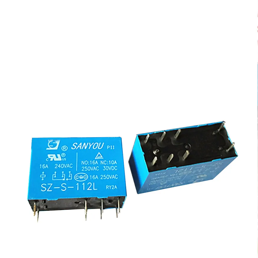 

5 шт./лот SZ-S-112L 16A 12V 8 12VDC
