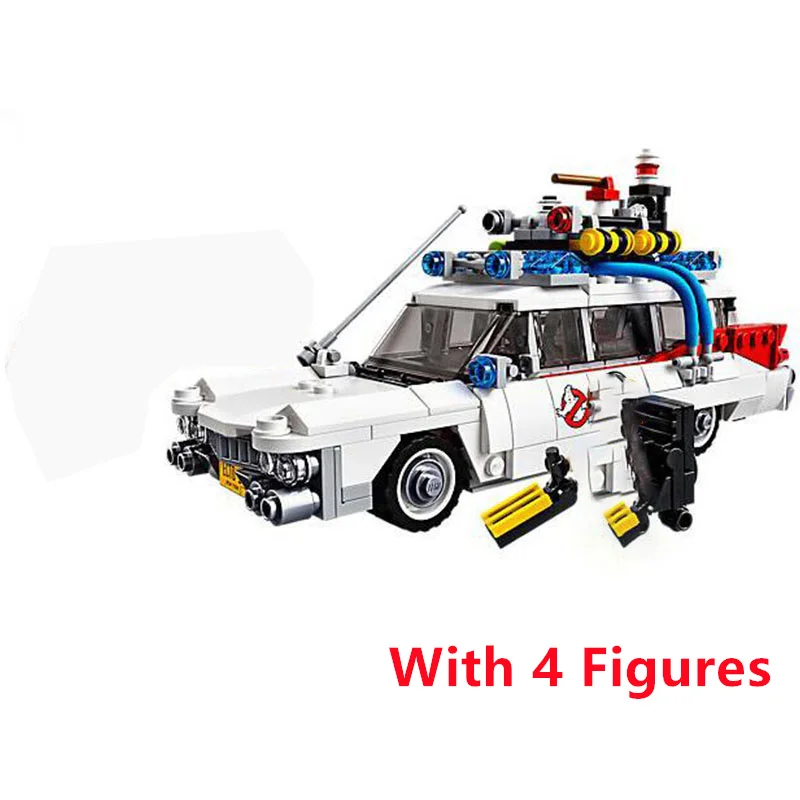 

2021 New In stock 508PCS Ghost Busters Ecto-1 Building Blocks Brick LepiningFriends Toys Compatible 21108 Christmas Gift Toys