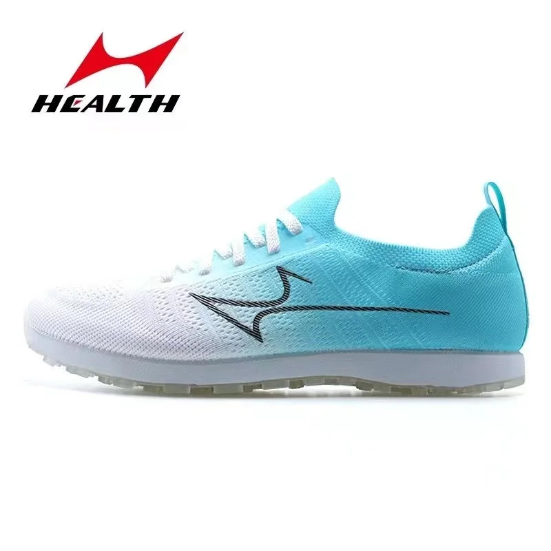 Health Men Women Professional Knitting Marathon Shoes Track and Field Ultra Light Speed Training Standing Long Jump Sneakers