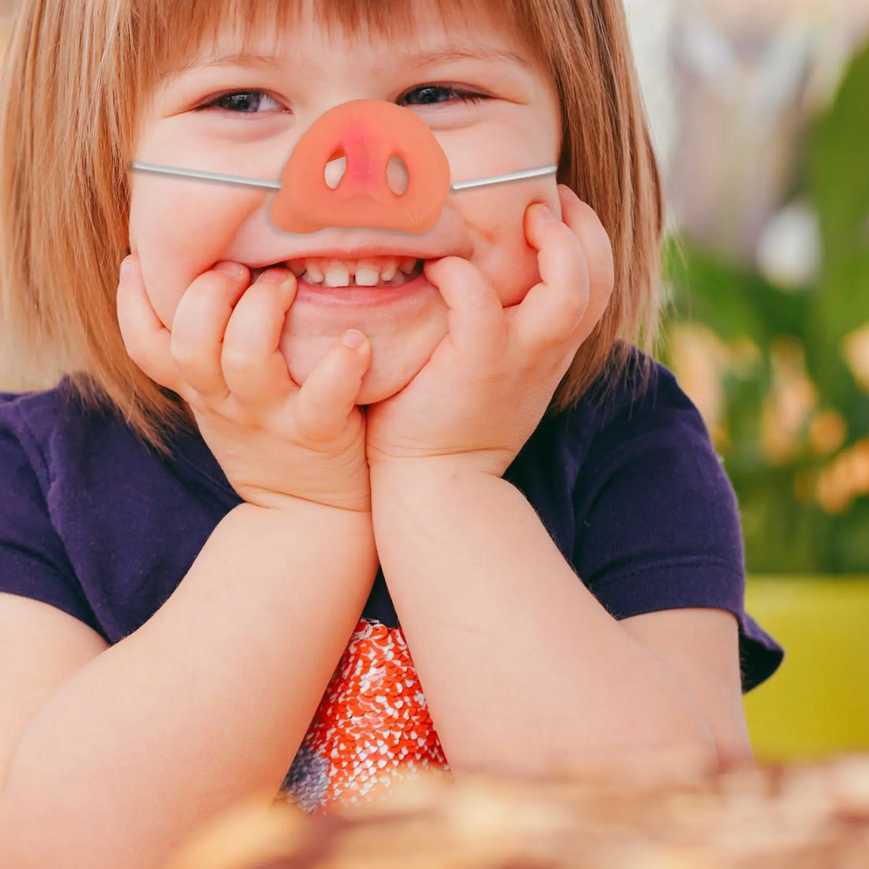 Костюм свиньи с носом резиновая морда для взрослых и детей забавные подарки на