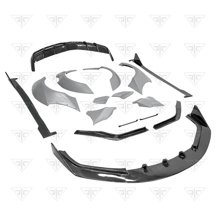 Фото Для Pors che Cayman 981, модифицированный MB DESIGN, широкий корпус, большие объемные передние и задние губы, колеса, брови №4