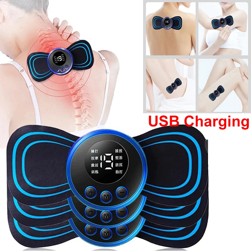 

Массажер Электрический Перезаряжаемый для шеи, аппарат для массажа шейного отдела позвоночника, для облегчения боли в мышцах, инструменты для расслабления