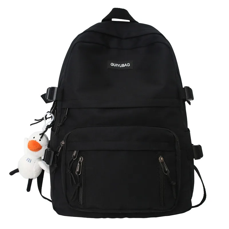 

Middle School Backpack for Teen Girls Boys Nylon College Student High School Bags Women Bookbag Youth Bagpack Casual