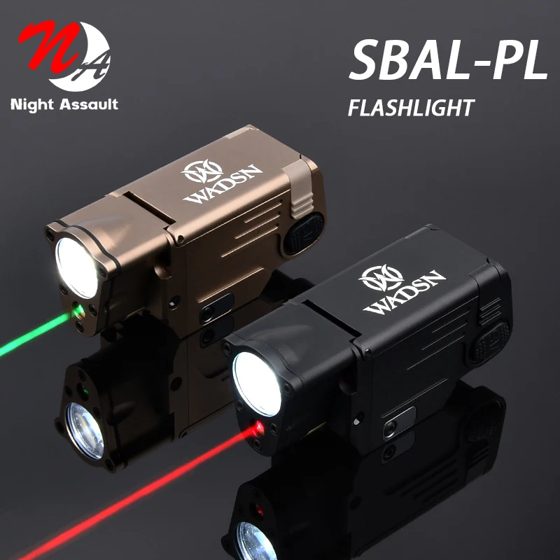 

Tactical SBAL PL Red Green Dot Hunting Laser Weapon Light Constant & Strobe Gun Flashlight Pistol Rifle For Picatinny Rail