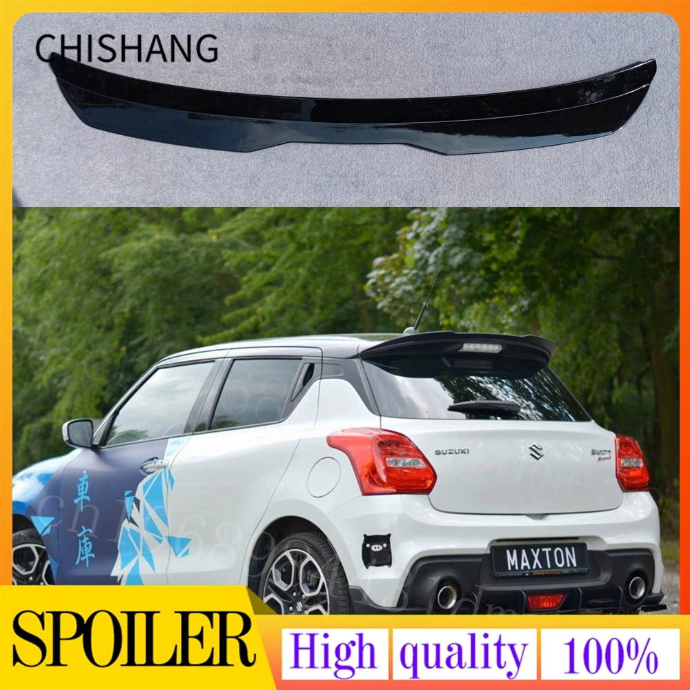 Спойлер на крышу для SUZUKI SWIFT 6 SPORT 2018 + черный глянцевый спойлер из АБС-пластика
