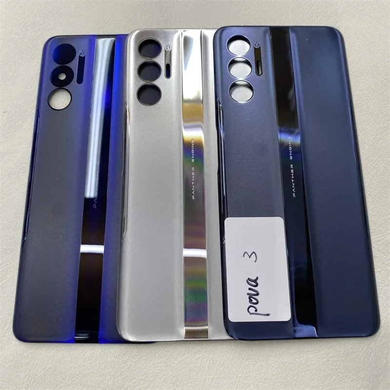 Задняя крышка батарейного отсека ремонт деталей для Tecno Pova 3 LF7 LF7n