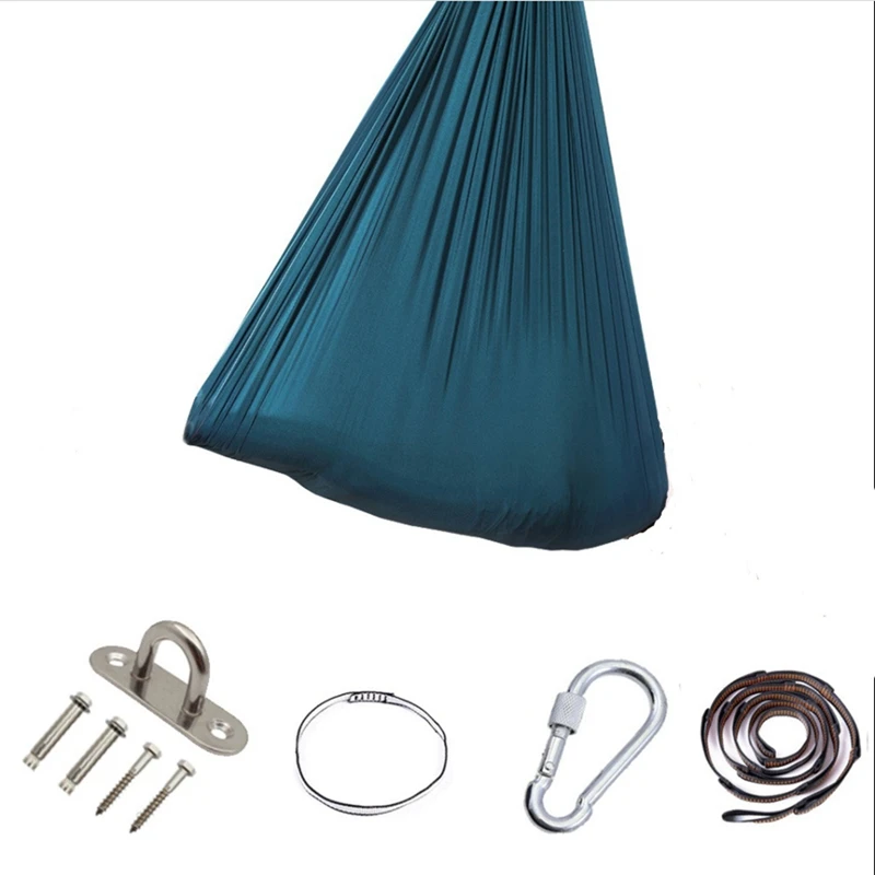 

New 280X150cm 360° Children's Swing Hammock Indoor and Outdoor Sensory Swing Rehabilitation Training Sensory Hanging Chair