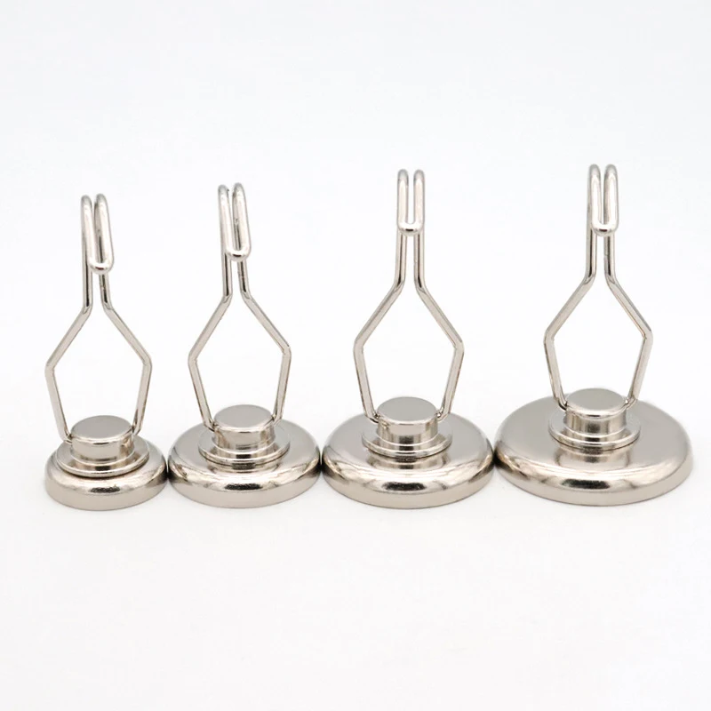 1pcs Magnet Hooks Strong Neodymium Powerful Magnets 360 ° Rotation Hook with Metal Suction Sheet for Any Smooth Wall