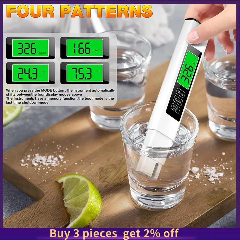 

1 шт. TDS тестер качества воды высокая точность для встроенного тестера питьевой воды