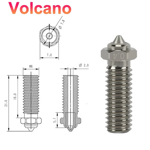 Reorcxe V6 Volcano Nozzle DLC Форсунка