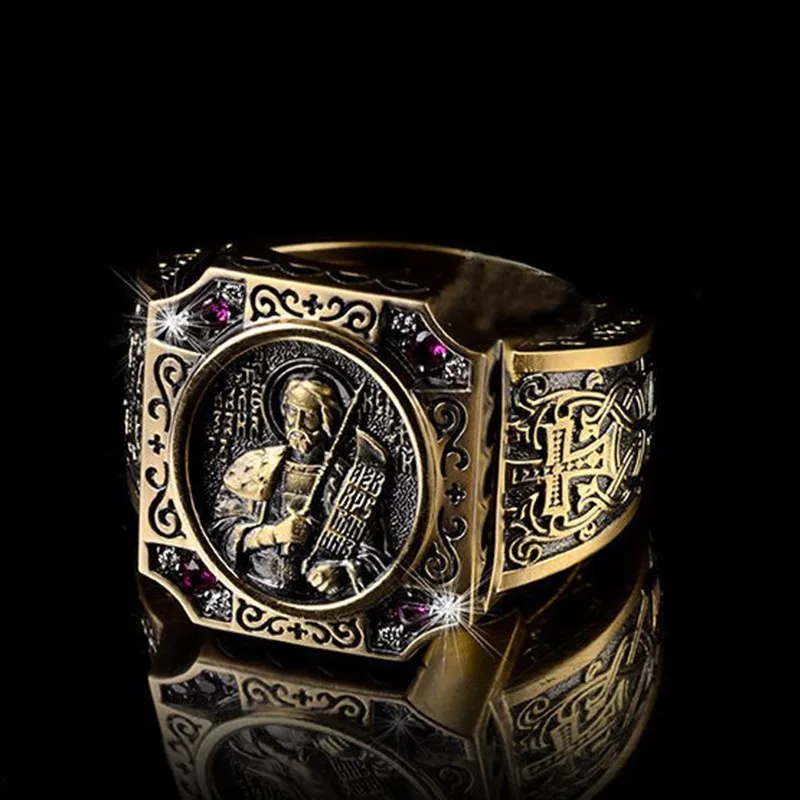 

Domineering Vintage Rings for Men Punk Party Business Stainless Steel Ring Accessories Designer Jewelry Gifts Anillo Hombre
