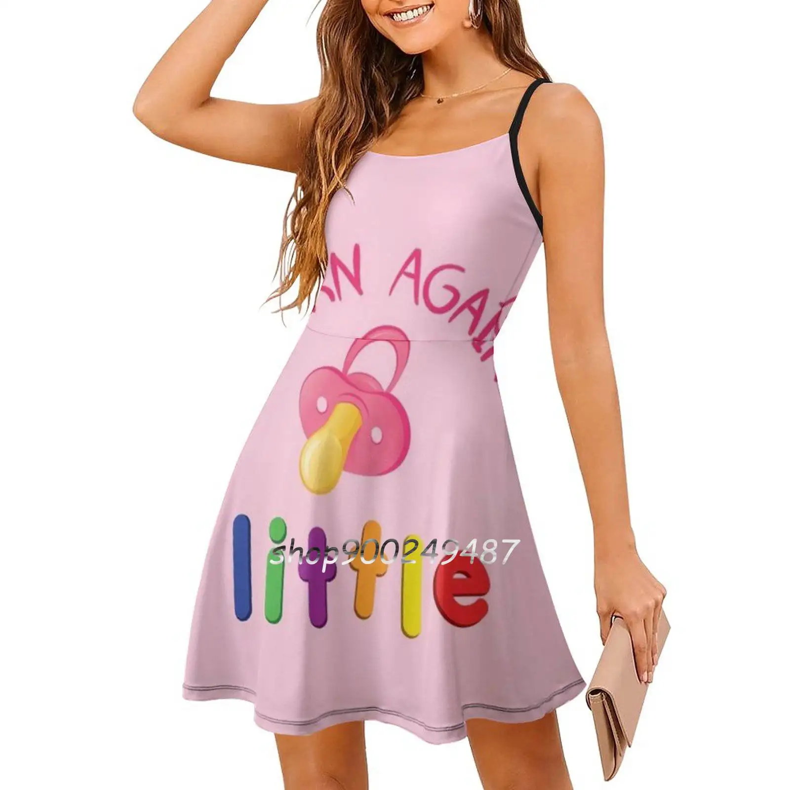 Born Again Little-Pink Paci Вечерние платья Миди Сексуальное платье Женское милое цельное