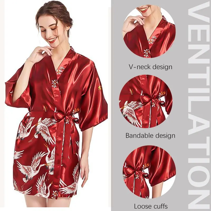 Женское Сексуальное Шелковое Атласное Короткое Свадебное Платье С Цветочным