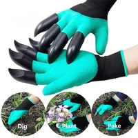 digging gloves gardening thickened dipping glue labor protection paw garden planting vegetables planting flowers pulling weeds