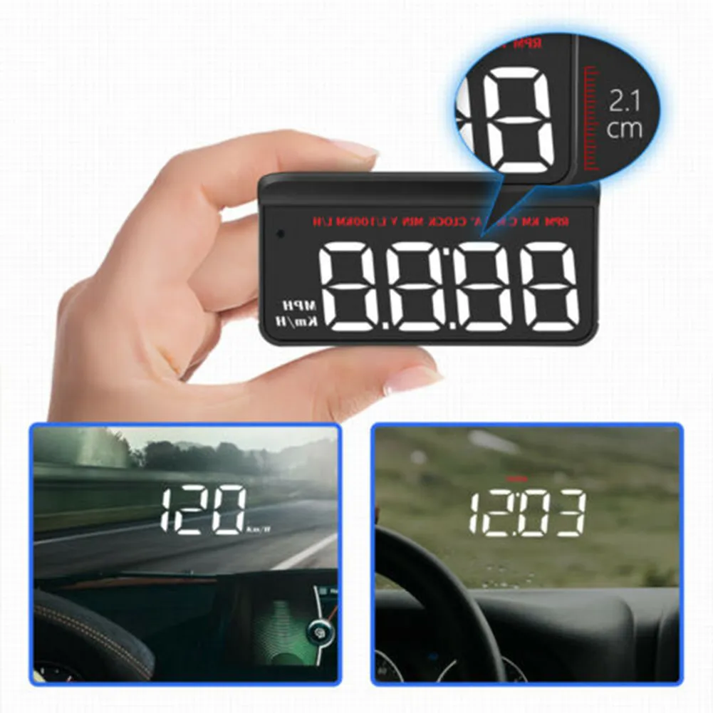 

Новый многофункциональный автомобильный проектор на лобовое стекло M5 HUD OBD2 автомобильный цифровой дисплей Speedmeter автомобильные аксессуары