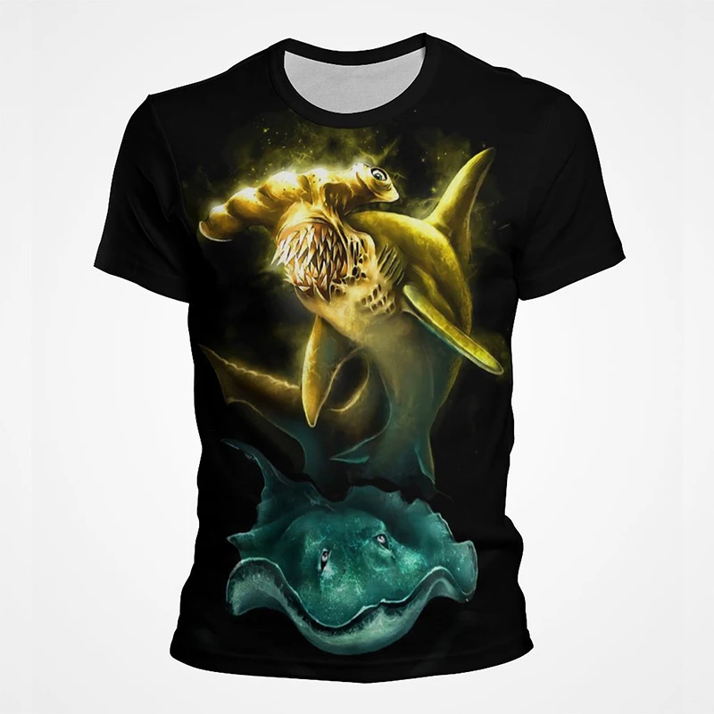 

Men Women T-Shirts Whale Shark Graphic T Shirt for Men Clothing 3D Full Pattern Summer Short Sleeve Fashion Casual Tee Tops