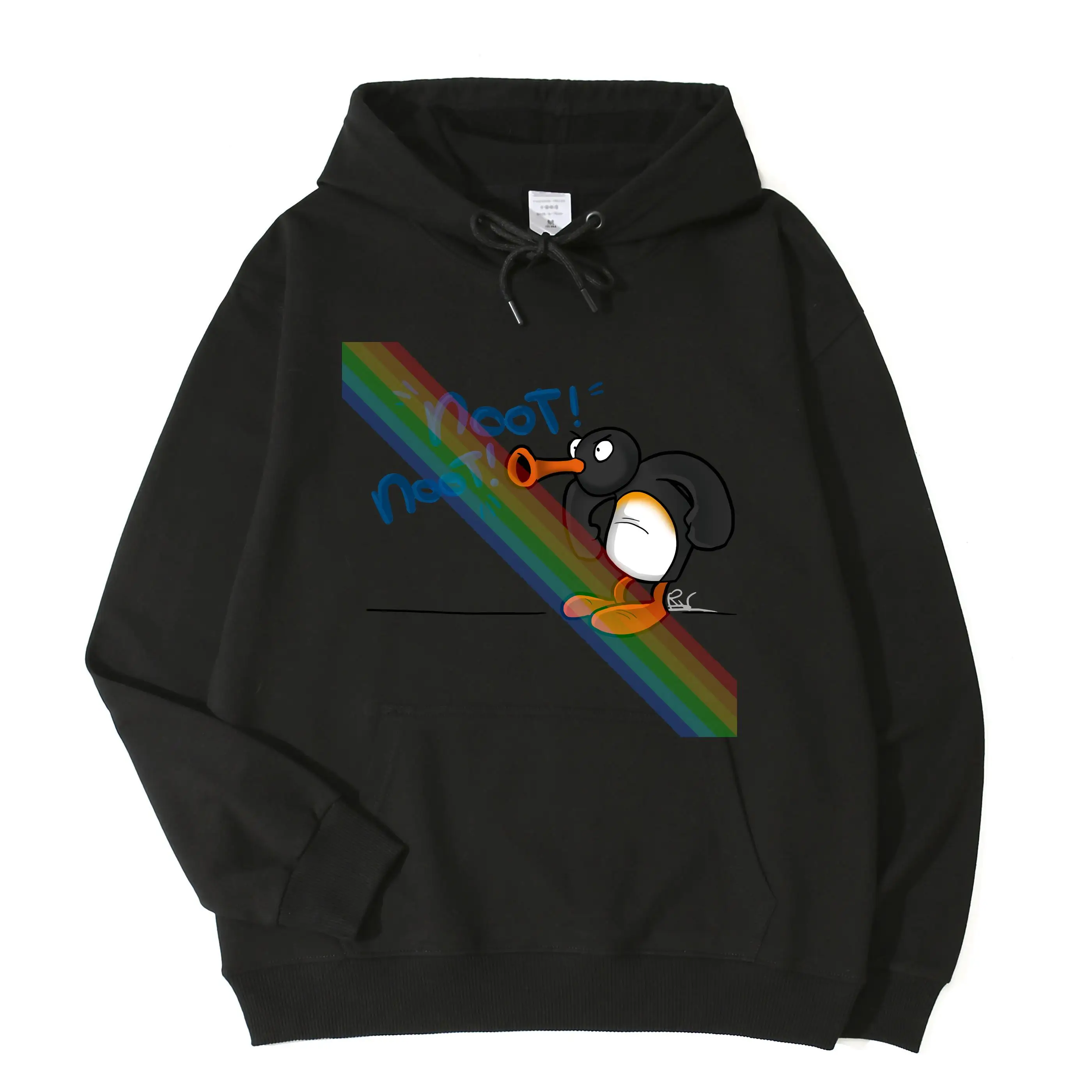 

Noot Noot Pingu Top Selling Retro Autumn High Quality Unisex Top Hoodie Mens Wool Clothing Sweatshirt Pullover Asian Size