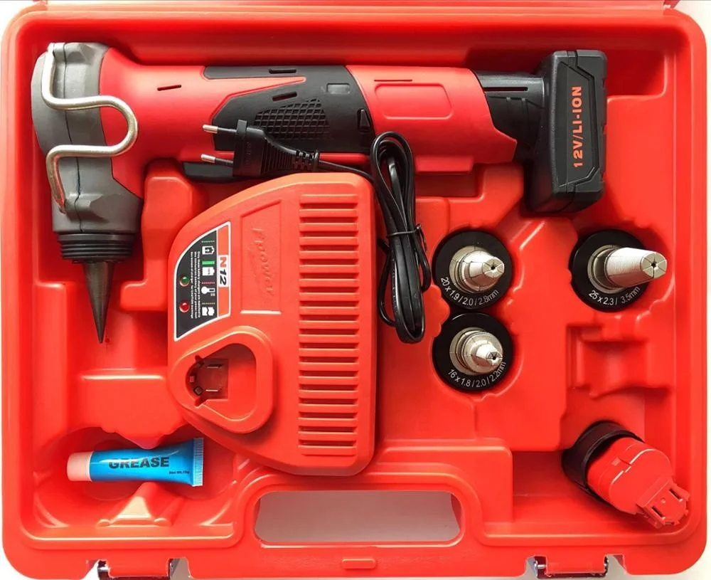 

high quality electric pex pipe expansion tools with heads 16mm 20mm 25mm 32mm 1/2" 3/4" 1" | electric expansion kits