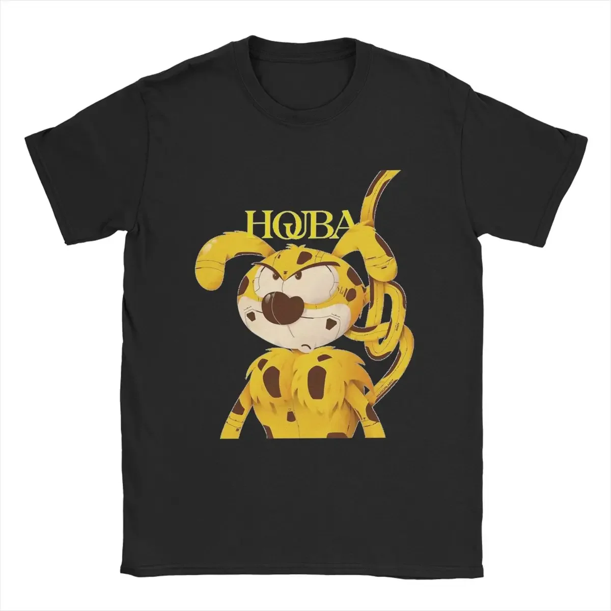 Фото Мужские футболки Marsupilami Houba, новинка, футболка с коротким рукавом и круглым вырезом, футболка из 100% хлопка, идея для подарка, топы, Новое поступление 2024 №1