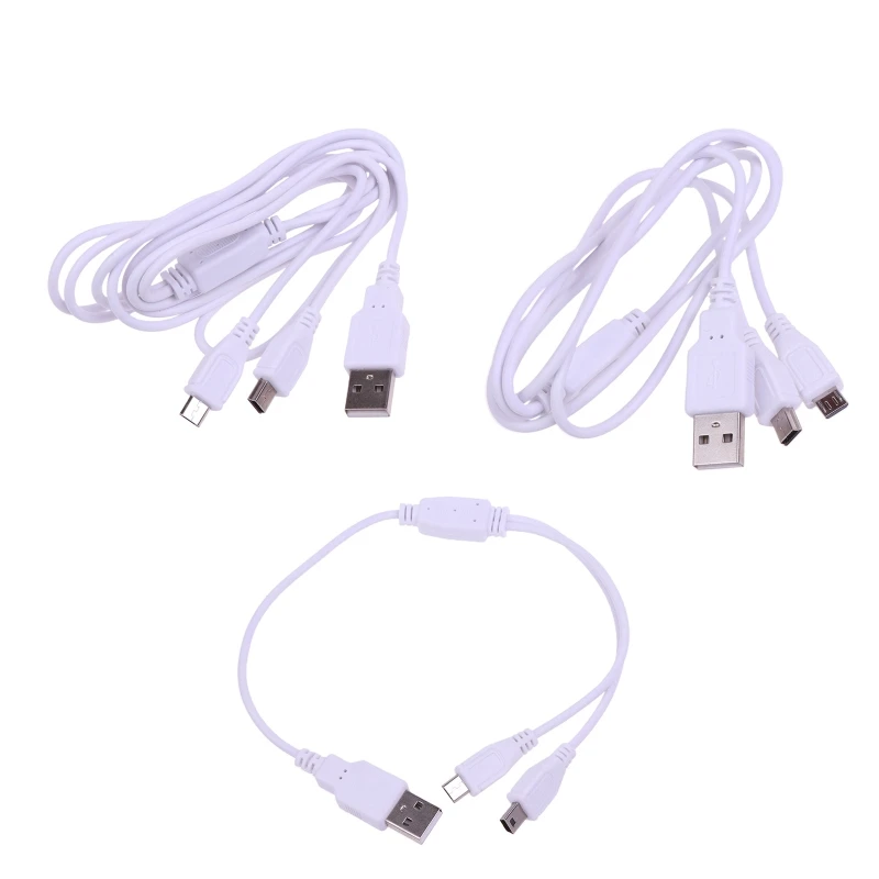 

2 In 1 USB Cable Micro USB Mini-usb to USB Cable Fast Charging for Cellphone