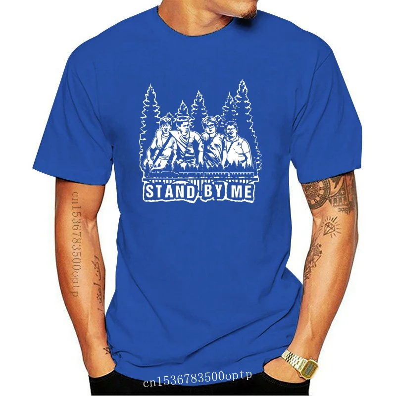 

Мужские хлопковые футболки из фильма «Stand By Me» в стиле 80-х годов, польские футболки, мужские хлопковые футболки, рубашка для мотоциклиста Xmenru...